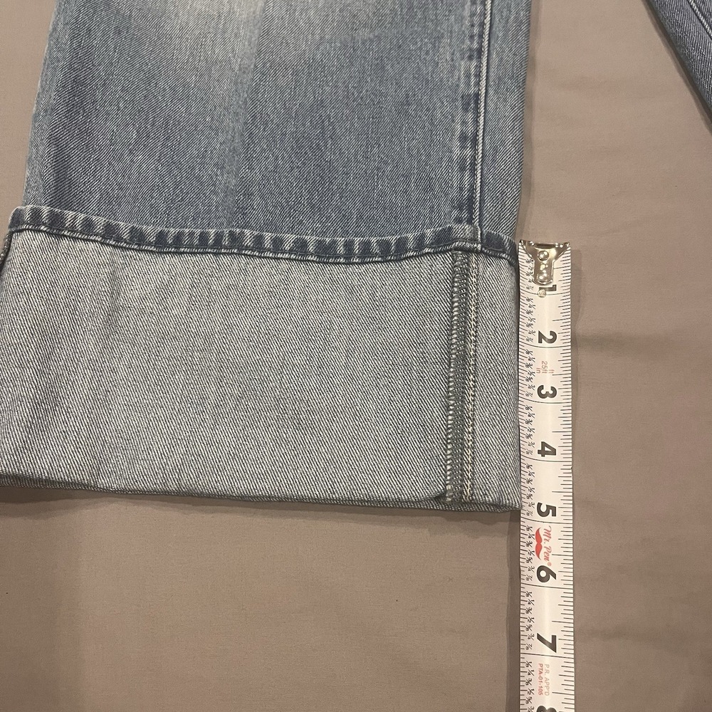 L'AGENCE Leighton Ultra High-Rise Cuff Stovepipe Cristo Size 34 Cotton NWT - Picture 5 of 11
